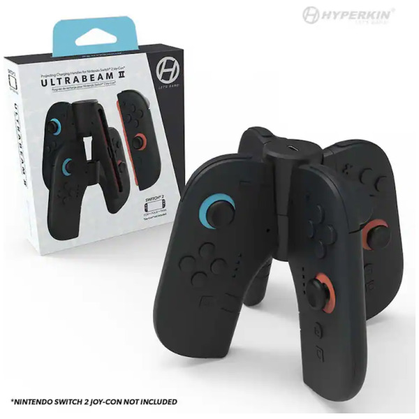 Alternative view of "Ultrabeam II" Projecting Charging Handles for Switch 2 JC Controllers