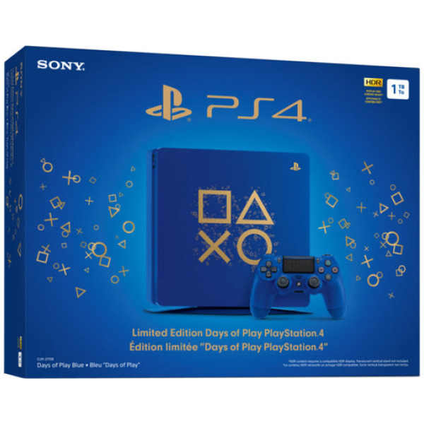 1TB PS4 PlayStation Slim Days of Play Limited Edition [Sony]